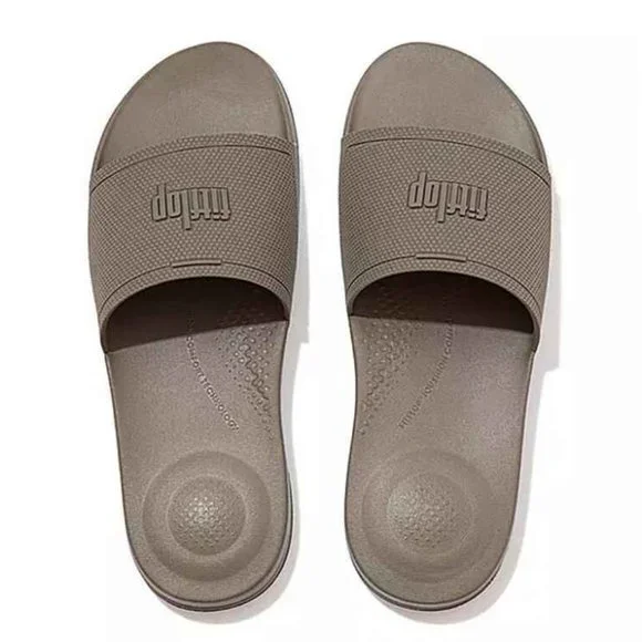 new FITFLOP iquishion non slip pool slides green mens 9 Amazon.com | FitFlop Men main image 4